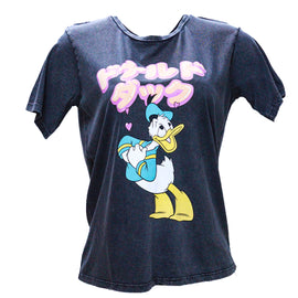 Navy Mickey Embroidered T