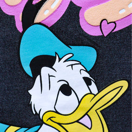 Navy Mickey Embroidered T - 0