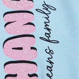 Blue Lilo Stitch Print Track Pants Blue - 0