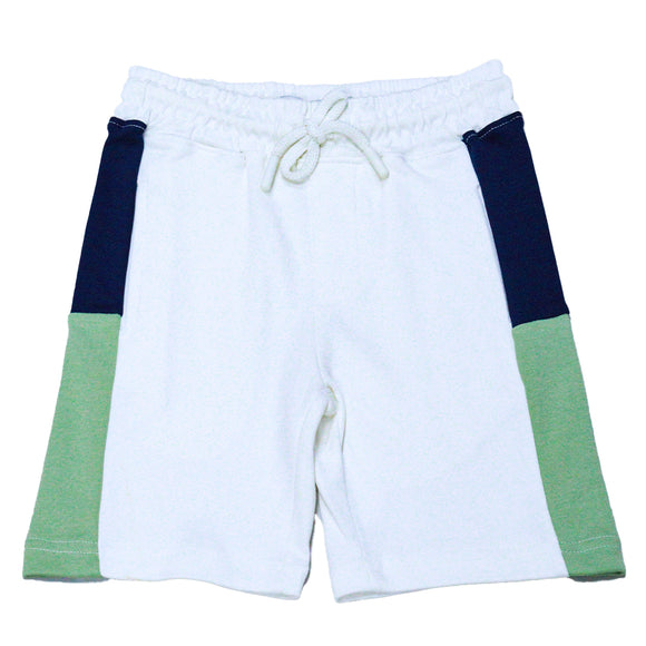 Mint Green Paneled T Shirt And Shorts Set Mint 6 7 Years