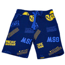 Navy Nba Gsw Aop Shorts Navy 7 8 Years-1