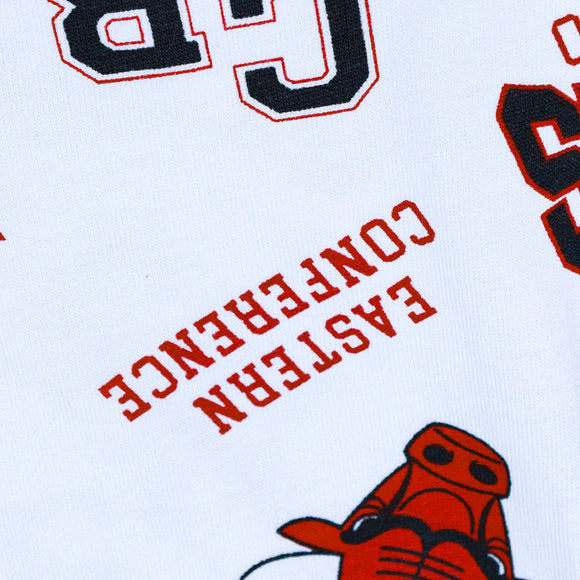 White Nba Chicago Bulls Aop Shorts White 5 6 Years