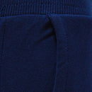 NAVY RIBBED PRINT JOGGER-2