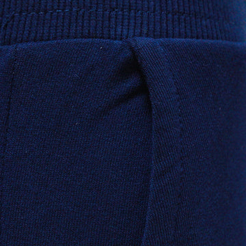 NAVY RIBBED PRINT JOGGER - 0