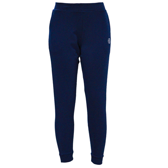 NAVY RIBBED PRINT JOGGER
