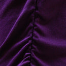 PRINTED ROUCHED DETAIL COLUMN DRESS ASSORTED-2