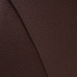 BROWN A LINE ROUCHED DETAIL DRESS - 0