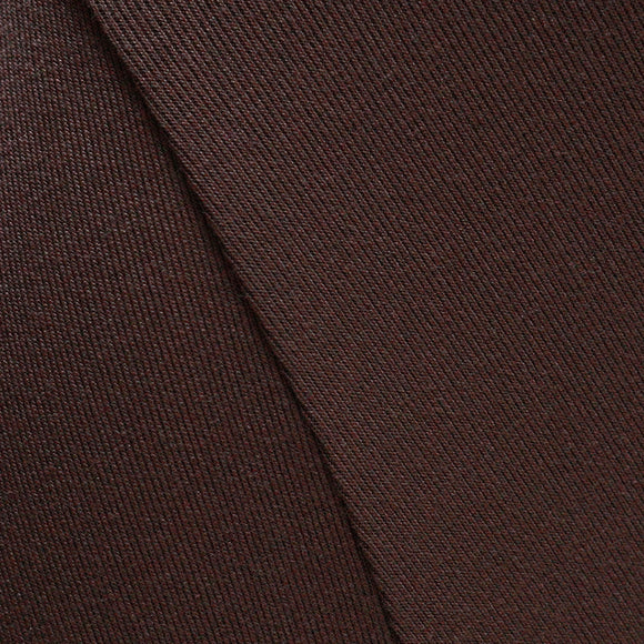 BROWN A LINE ROUCHED DETAIL DRESS