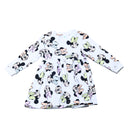 Ivory Minnie All Over Print Knit Long Sleeve Dress Ivory-1