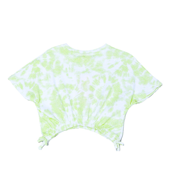 White Tie Dye Aop Short Sleeve T Shirt