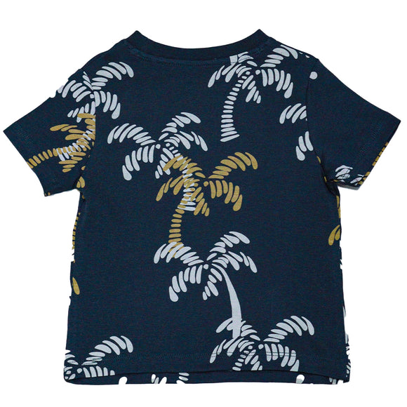 BLACK PALM TSHIRT BLACK