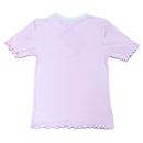 PINK RIB T-SHIRTS PALE PINK 13 14 YEARS-3