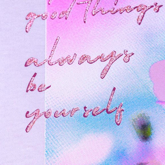 PINK FLORAL S S T-SHIRTS PALE PINK 8 9 YEARS