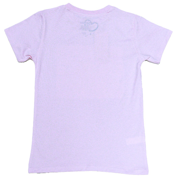 PINK FLORAL S S T-SHIRTS PALE PINK 8 9 YEARS