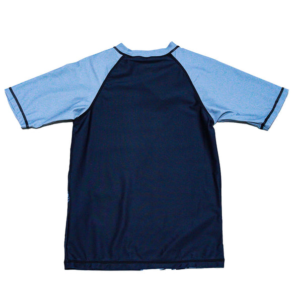 Mid Grey Batman Rash Guard T Shirt