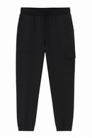 Black Mens Track Pant-3