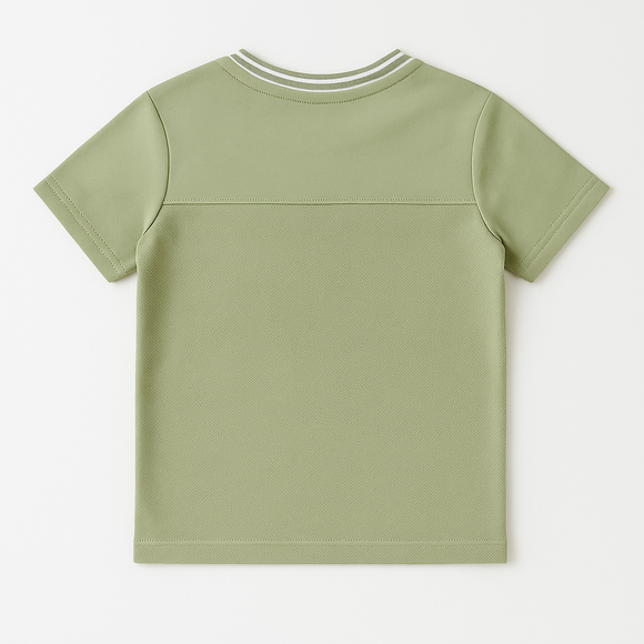 Assorted  Paneled Short Sleeve T Shirt