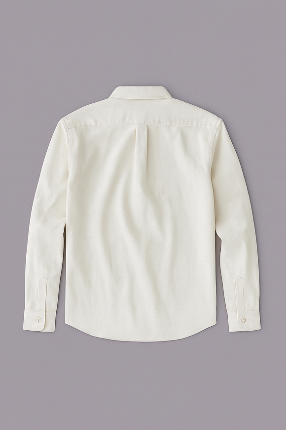 White Mens Casual Shirt