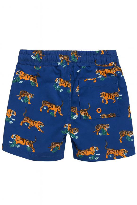 Blue Tiger Aop Swim Shorts