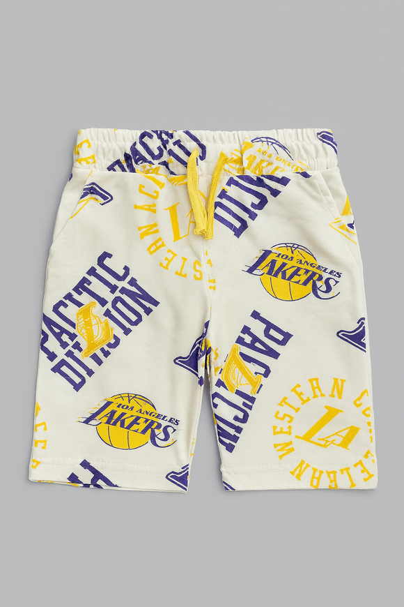 Off White Nba Lakers Aop Shorts