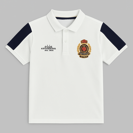 White Pique Rugby Polo - 0