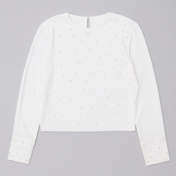 PEARL BLOUSE IVORY - 0