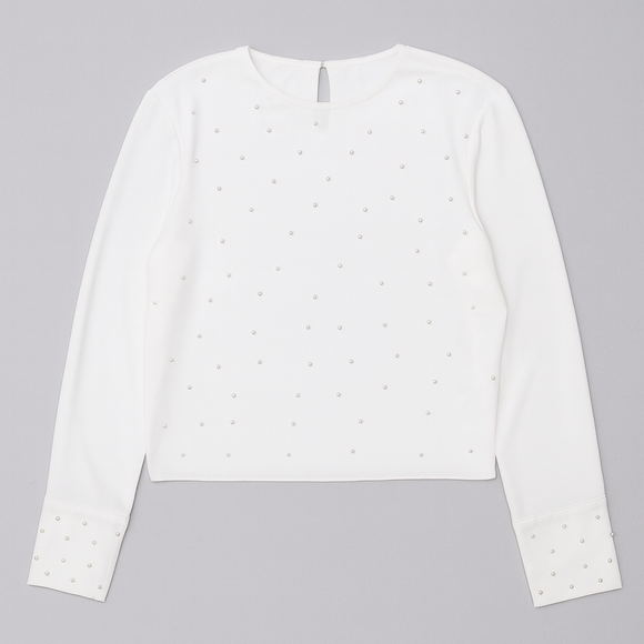 PEARL BLOUSE IVORY