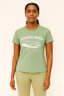 Mid Grey Graphic T Shirt Dark-1