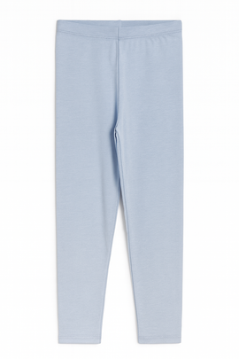 Lt Blue Basic Leggings - 0