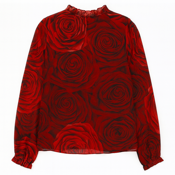 ROSE FLORAL BLOUSE ASSORTED
