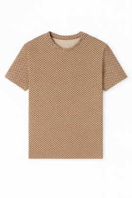Beige Men T Shirt Beige Small - 0