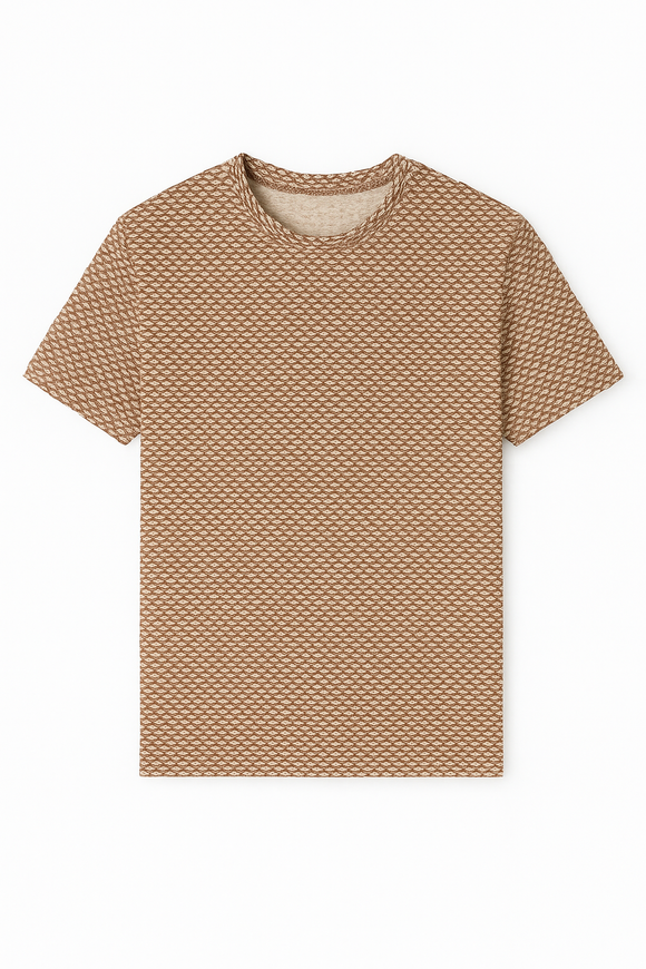 Beige Men T Shirt Beige Small