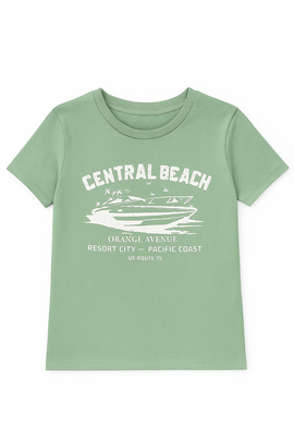 Mid Grey Graphic T Shirt Dark - 0