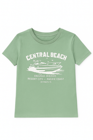 Mid Grey Graphic T Shirt Dark - 0