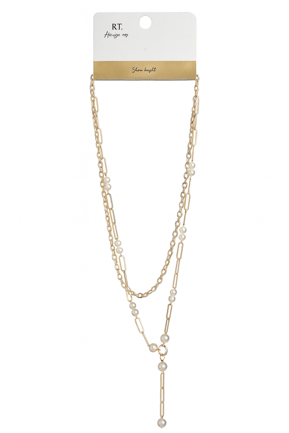 Gold   Embellished Necklace