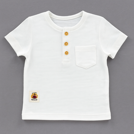 White Henley Tshirt - 0