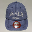 Denim Cap With Embroidery Text-1