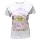 White Embellished T Shirt-1