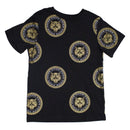 Black Print T-Shirt-2