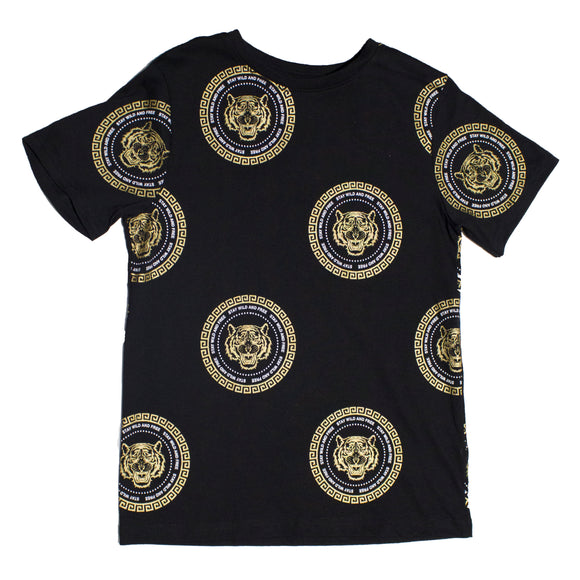 Black Print T-Shirt