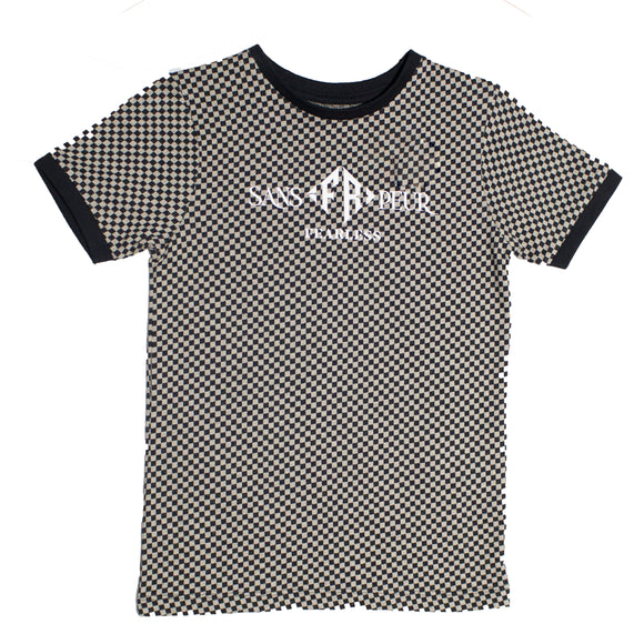 Black Check T-Shirt