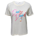 Cream Print T-Shirt-1