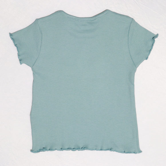 Teal Rib T-Shirt