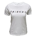 White Printed T Shirt-1