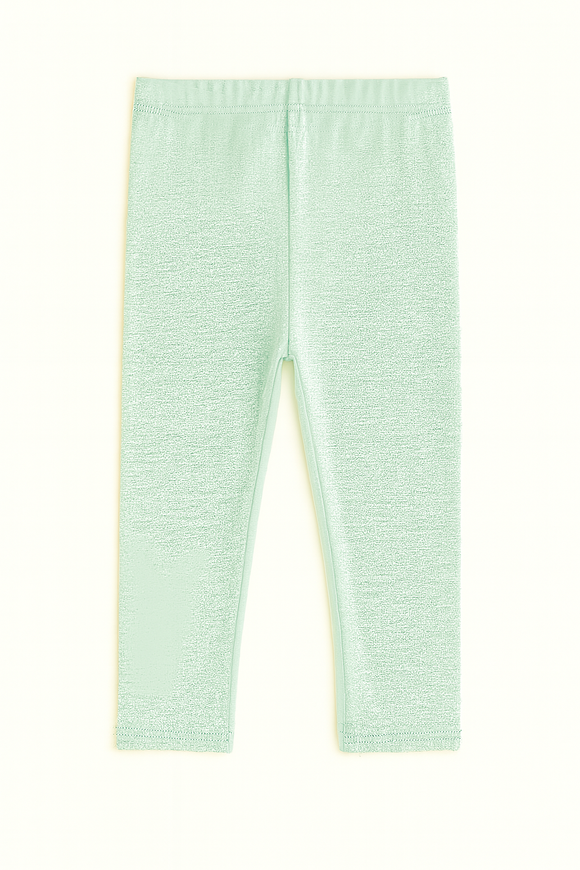 Sage Solid Leggings Green