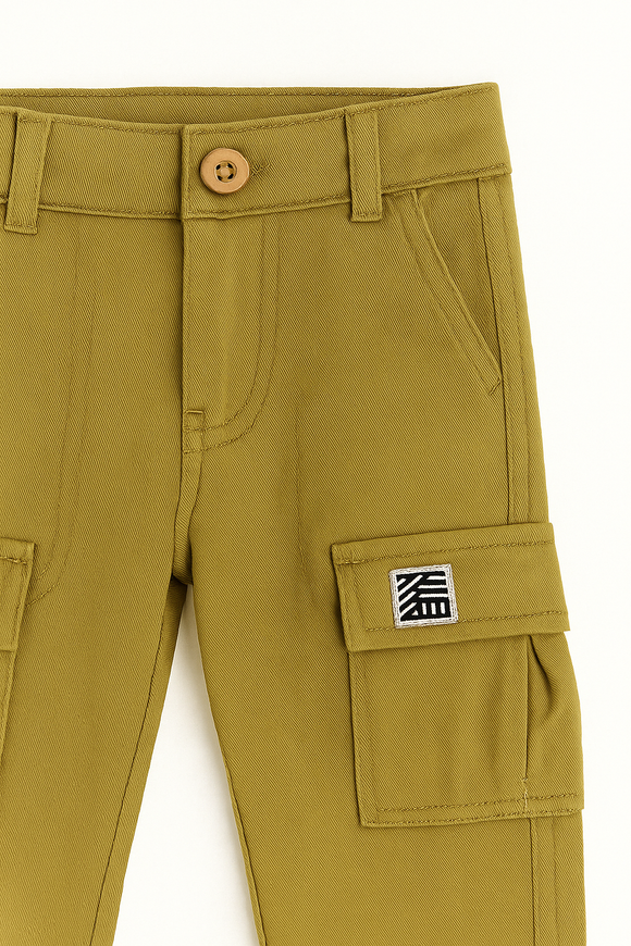Green Cargo Pocket Trouser Green