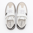 White Stripped Overlay Sneaker-2