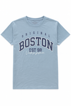 Blue Graphic Tshirt - 0