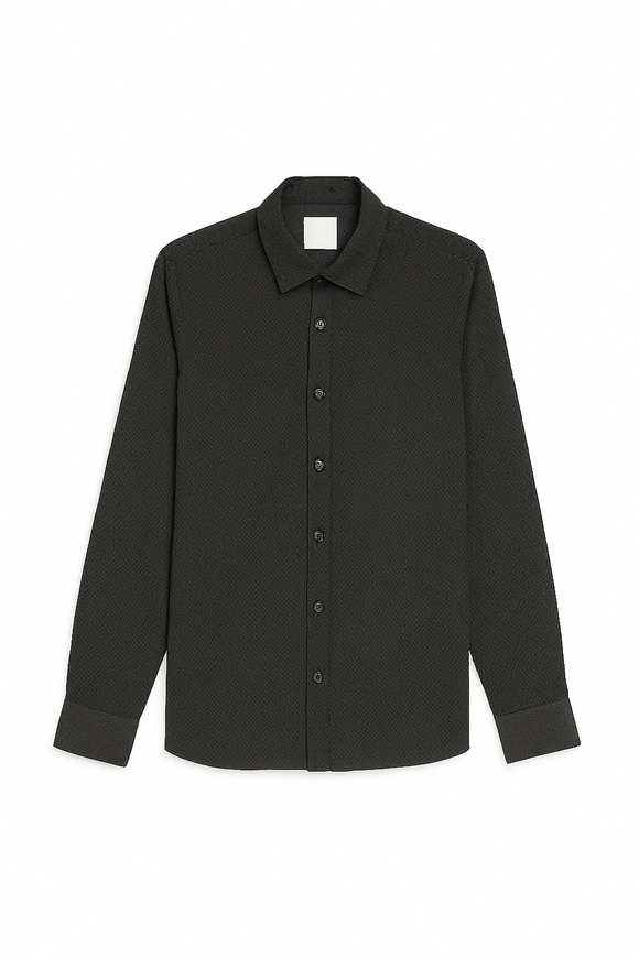 Black Stand Up Pack Shirt