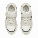 Beige Material Block Chunky Shoes-2